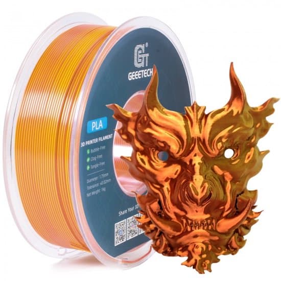 Geeetech - PLA Silk Dual Color Gold and Copper (1.75mm