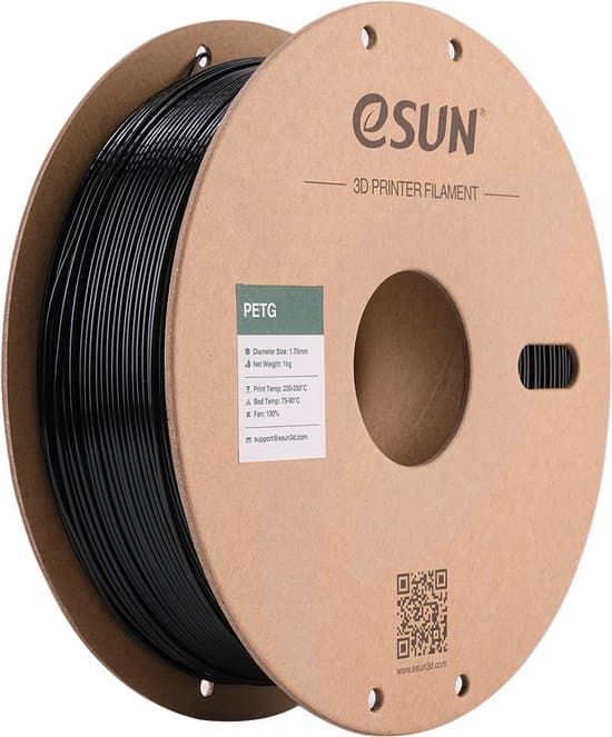 eSun PETG Solid Black/zwart