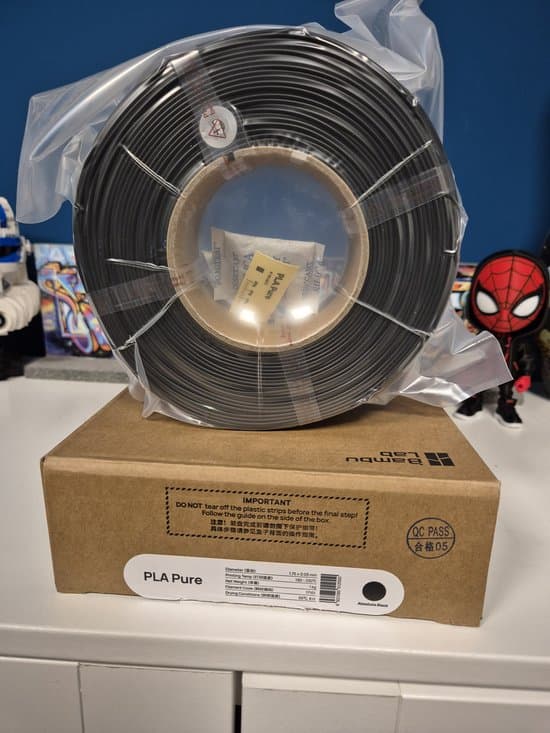 BAMBU LAB PLA Pure (Zwart)