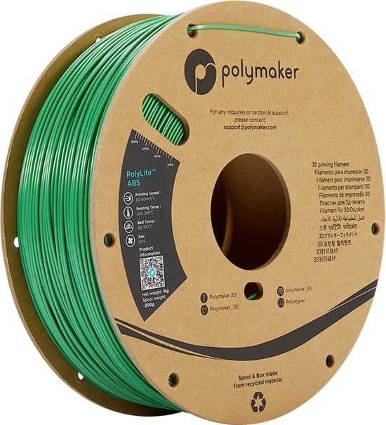 Polymaker PE01005 PolyLite Filament ABS kunststof Geurarm 1.75 mm 1000