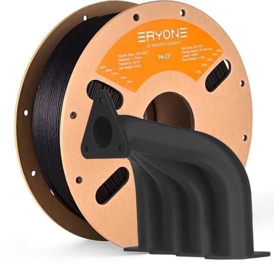 Carbon Fiber PA12 Nylon Filament 1.75mm voor 3D Printer
