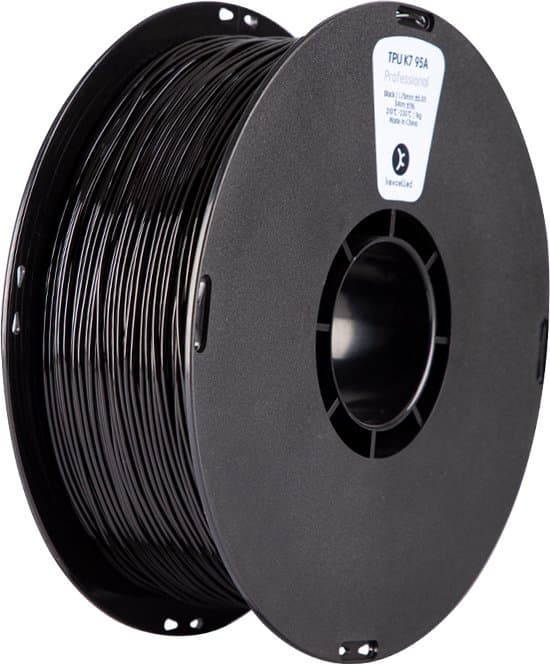 Kexcelled TPU 90A Zwart/Black 1.75mm 1kg 3D Printer filament