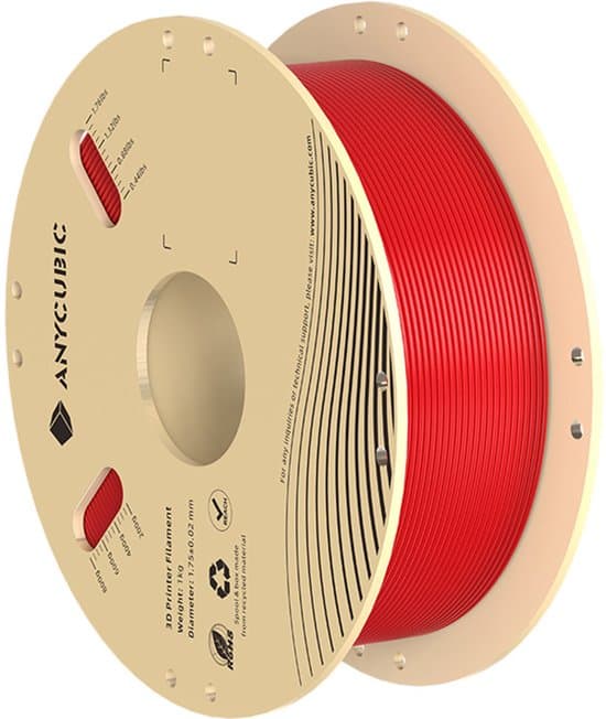 Anycubic Pla-Filament 1 Kg Voor 3D-Printen Voor Fdm-Printers In Rode K