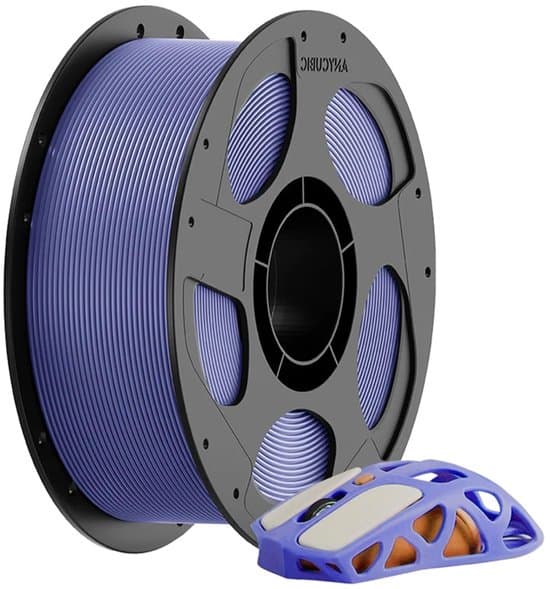 Anycubic Pla Filament 1Kg Voor 3D-Printer, Paarse Unieke Kleur Voor Mo