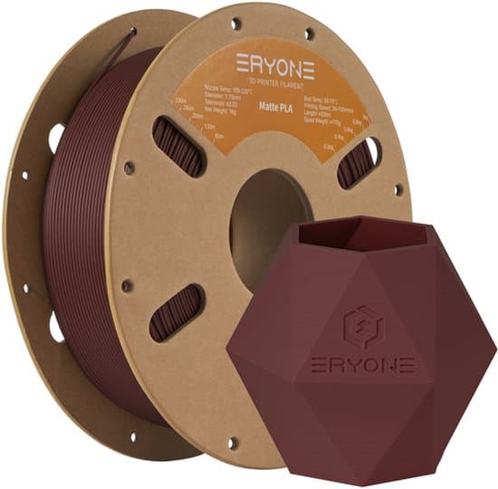 Eryone Matte PLA Ruby Red 1kg 1.75mm