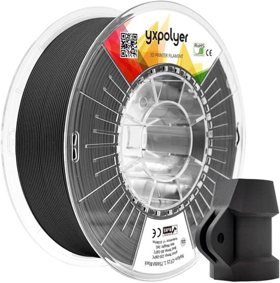 1.75mm Koolstofvezel Nylon 3D Printer Filament PA6-CF (1kg) voor Hoge