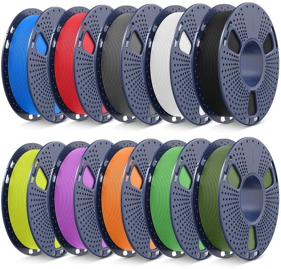 SUNLU Bundle 10 kleuren PLA-filament mat, 1,75 mm, PLA-filament mat vo